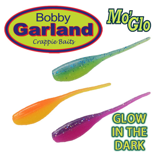 Bobby Garland 2 Baby Shad (Licorice/chart pearl.)-100