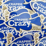 Crappie Crazy Die Cut Sticker
